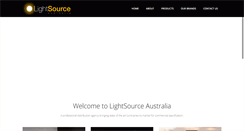 Desktop Screenshot of lightsourceaustralia.com.au